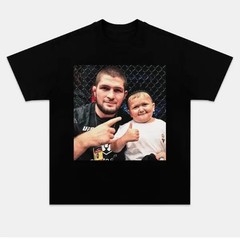 COMBATWEAR KHABIB & HASBULLA TEE, Wrestling Shirt, UFC Graphic Tees T-Shirt
