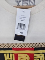 Yung Rich Nation Shirt Mens Sz L Tan Shirt Atlanta Rap Migos YRN Culture NAWF