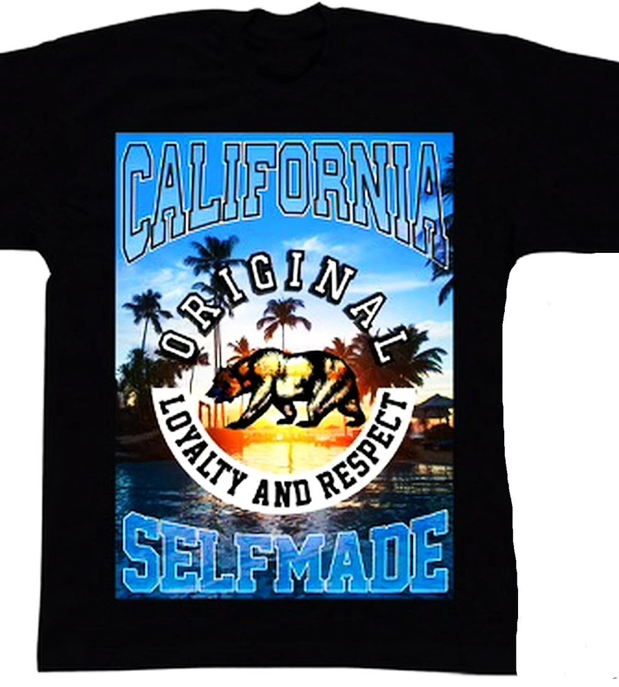 California Loyalty & Respect T-Shirt Heavyweight Shaka Wear Tee Premium Quality