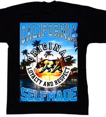 California Loyalty & Respect T-Shirt Heavyweight Shaka Wear Tee Premium Quality