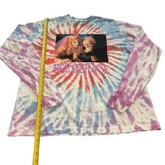 Beetlejuice Shirt Tie Dye Long Sleeve Unisex XL Graphic Print Cotton Tee