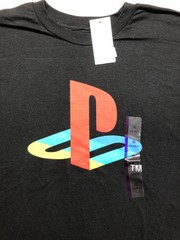 Playstation T-Shirt Black Mens X-Large