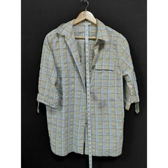 Weekend Plaid Button-Up Shirt Blue