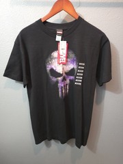 Marvel Comics The Punisher T-Shirt Mens Sz M Skull Black New Tags