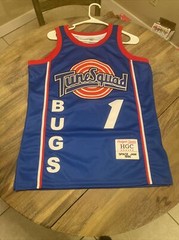 Headgear Classics Bugs Bunny Tune Squad Space Jam Embroidered Basketball Jersey