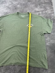 Las Vegas Feeling Lucky Vintage T-Shirt Mens Size XL Green Double Sided Graphic