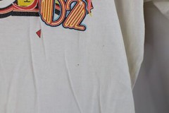 Vtg Y2K 2002 Streetwear Mens XL Thrashed Dumont New Years Fire Flames T-Shirt