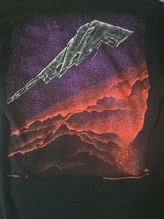Vintage 1992 Blackbird B-2 Stealth Bomber T-Shirt Men’s Medium Black Air Force