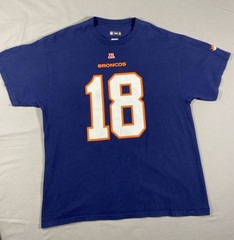 Denver Broncos Peyton Manning Tee Shirt #18 Men’s XL/XG