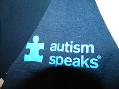 Autism Awareness Shirt Team Awesome Brand New -Blue size LARGE -UNISEX