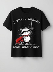 I Shall Shenan Then Shenanigan Funny Raccoon T-Shirt