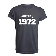 Vintage 1972 T Shirt – 50th Birthday T Shirt, Classic, Gift, Birth Year