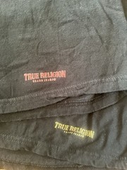 True Religion Men’s Short Sleeve Crew Neck T Shirt Lot of 2 Size XL