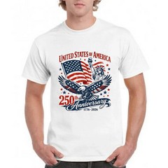 USA 250 Years Anniversary 1776-2026 Tee, Vintage 4th of July Patriotic T-shirt