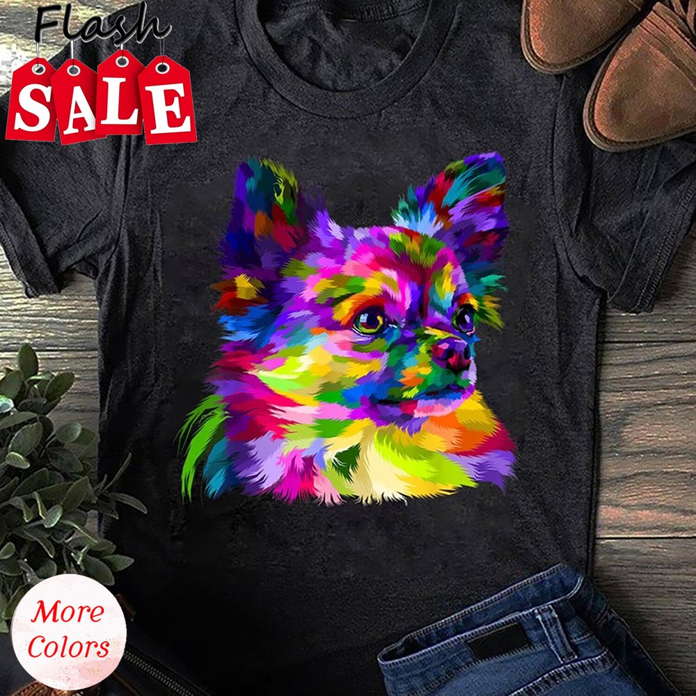 2025/Long Hair Chihuahua Pop Art Portrait Art For Dog Owners – Gift for Dog Love