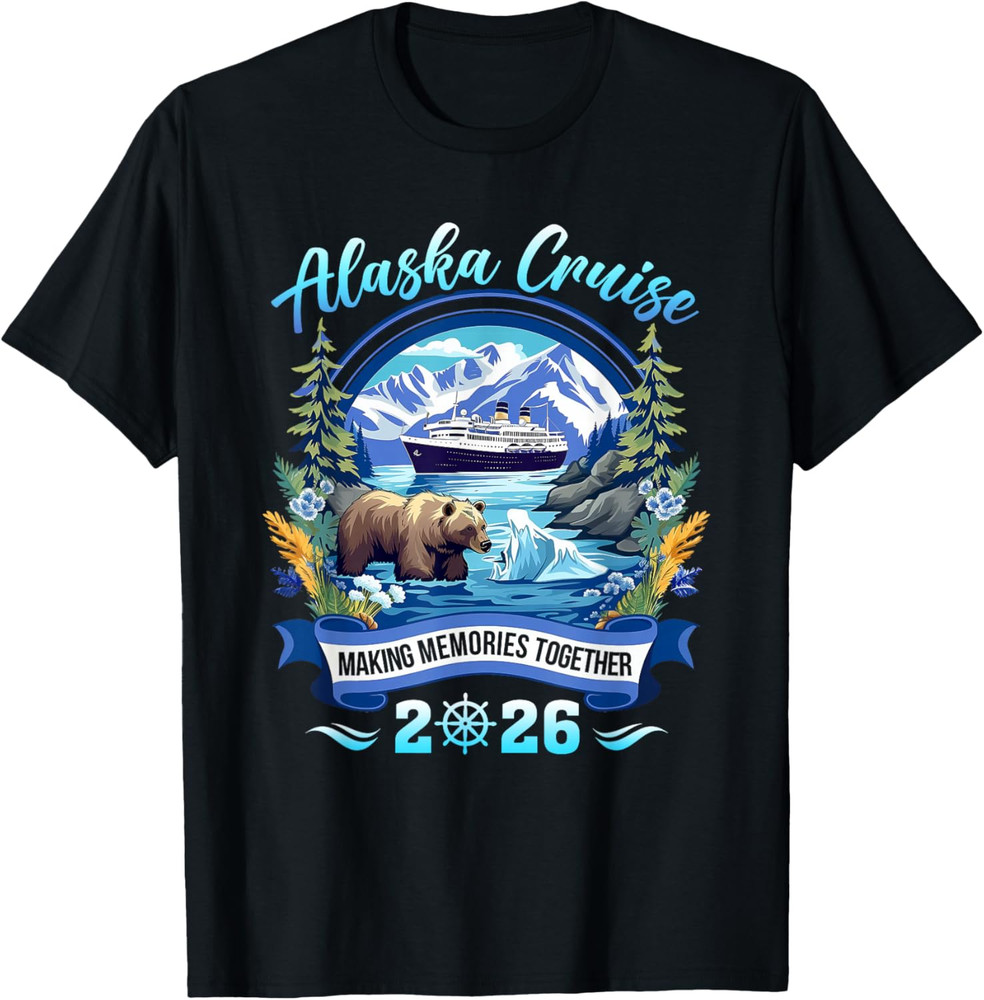 Matching Family Friends and Group Alaskan Alaska Cruise 2026 Unisex T-Shirt