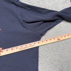 Polo Jeans Co Ralph Lauren T Shirt Mens 2XL Blue Long Sleeve V-Neck Y2K 90s