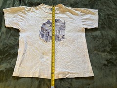 Vintage 90s Minnies Coop Ann Arbor Michigan Shirt Mens XL Cream Single Stitch