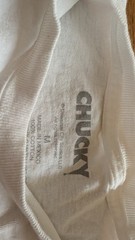 Chucky Childs Play Doll Mens Medium White T-Shirt Universal City Studios