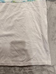 Hinano Tahiti Shirt Mens Large Blue White Tropical Leaf Pattern Pocket Hawaiian