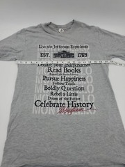 Anvil Red Bar Jefferson Experience Medium Gray Men T-shirt..#45031