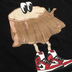 Nike Air Jordan 1 Retro “Portland” Stump Tee T Shirt Men’s Size Medium Black