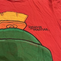 Vintage Marvin The Martian Shirt Mens Medium Red 1993