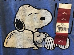 SNOOPY Mens Small, XL, ~OR~ 3XL Blue Shirt “Please Don’t Make Me Do Stuff”