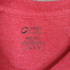 California Shirt Mens Large Red Graphic Tee Crewneck Enjoy Coke Script USA