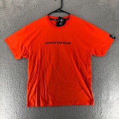 The Museum Fashion Is Art Luck Of The Draw Shirt Orange Men’s Size XL