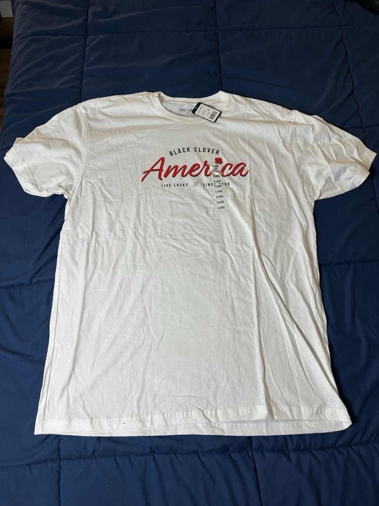 Black Clover America Live Lucky T-shirt XL New with tags