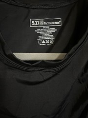 5.11 Tactical Black Sleeveless Holster Shirt Concealed Carry Black Tank 2XL