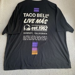 Taco Bell T-Shirt 2XL Live Mas Est 1962 Cali Double Sided Tee Fast Food Uniform
