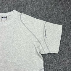 Mertra Raglan Sleeve Oversized T-Shirt with Seam Line Embroidered Logo