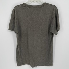 Adidas Men’s Gray Go-To Badge Of Sport Logo Gym Workout Graphic T-Shirt Size M