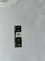 Athletic Works Men’s White Short Sleeve Cotton T-Shirt Size 2XL (50-52) NEW