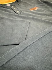 Vintage 90s Harley Davidson Henley Shirt XL Black Gainesville FL Single Stitch