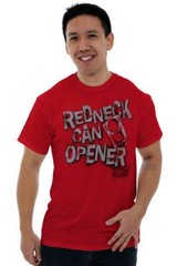 Redneck Funny Drinking Beer Drunk Country Mens Casual Crewneck T Shirts Tees