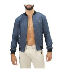 TOF PARIS COWBOY Vest Dark Blue Denim Jackets YKK Zip 10