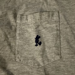 Vintage 90s Walt Disney World Mickey Mouse Embroidered Pocket T-Shirt Large