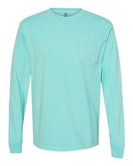 Comfort Colors 4410 Unisex Garment-Dyed Heavyweight Long Sleeve Pocket T-Shirt