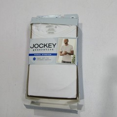 Jockey Generation Mens Crew Neck Modal Stretch T-Shirt 2-Pack White