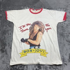 VTG 90s Jon Bon Jovi I’ll Be There For You Ringer Sleep Shirt Nightgown T-Shirt