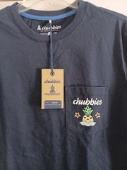 The Weekend Has Arrived Chubbies T-Shirt Men M Graphic Print Taco Bout It NWT