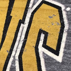 47 PITTSBURG PENGUINS Graphic T Shirt Men XL Yellow Gray NHL Hockey Rugby