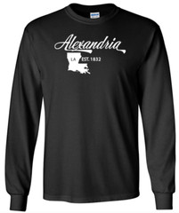 Alexandria Louisiana T-Shirt Long Sleeve Graphic tee