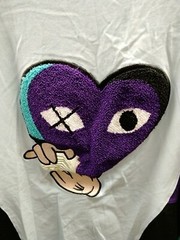 Focus Quality Wear purple heart with stacks Size Adult 2XL