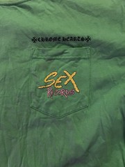 Chrome Hearts Matty Boy Sex Records Green Short Sleeve T-Shirt Large