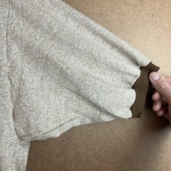VTG 70s JCPenney Two-Tone Sandy Brown Ringer Tee Large