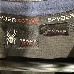 Spyder Active Tee Shirt Mens XXL Blue Short Sleeve Crew Neck Reflective Proweb